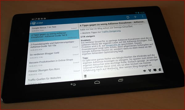 Google Nexus 7 im Test